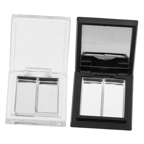 SHERCHPRY 2stücke Lidschattenpalette Mit Ersatz-pfanne Aus Leer Für Make-up Reise-organizer Praktisch Für Kosmetik Und Lidschatten von SHERCHPRY