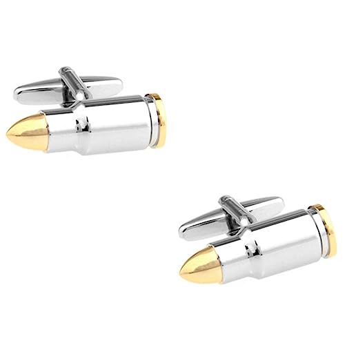 SHERCHPRY 2 Stück Manschettenknöpfe für Herren Stilvolle Cufflinks für Hemdsärmel Dekoration für Formelle Anlässe Hochzeiten und Partys von SHERCHPRY