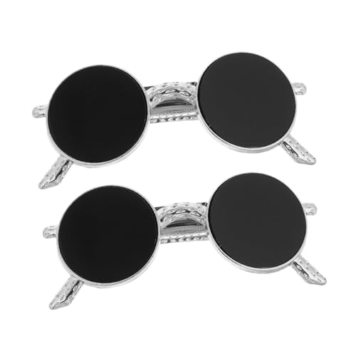 SHERCHPRY 2stücke Kreative Sonnenbrillen-haarspangen Trendige Schwarze Haarclips Für Damen Accessoires Und Einzigartige Haarschmuck Für SHERCHPRY 2stücke Kreative Sonnenbrillen-haarspangen Trendige Schwarze Haarclips Für Damen Accessoires Und Einzigartige Haarschmuck Für von SHERCHPRY
