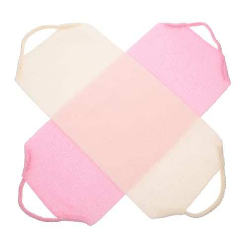 SHERCHPRY 2stücke Peeling-reibetuch Für Körperpeeling Rücken Reiben Spa-handtuchwickel Übergröße Für Damen Duschhandschuhe Waschhandschuhe Für Dusche von SHERCHPRY