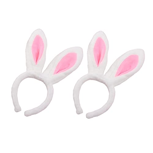 SHERCHPRY 2stücke Plüsch Hasenohren Haarband Dekoratives Haaraccessoire Für Partys Und Cosplay Faltbare Bunny Ohren Kopfbedeckung Für Ostern Und Festliche Anlässe von SHERCHPRY