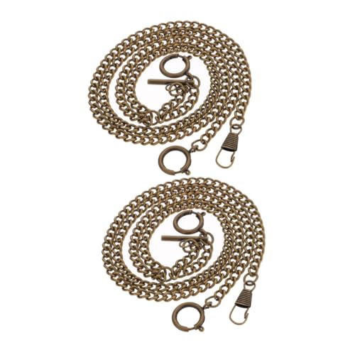 SHERCHPRY 2 Stück Taschenuhrkette Vintage Zubehör Geldbörse Taschenkette Westenkette Für Herren Uhrenzubehör Weste Kette Kleidung Accessoire Kette Herren Uhrenkette Herrenkette Goldenes SHERCHPRY 2 Stück Taschenuhrkette Vintage Zubehör Geldbörse Taschenkette Westenkette Für Herren Uhrenzubehör Weste Kette Kleidung Accessoire Kette Herren Uhrenkette Herrenkette Goldenes von SHERCHPRY