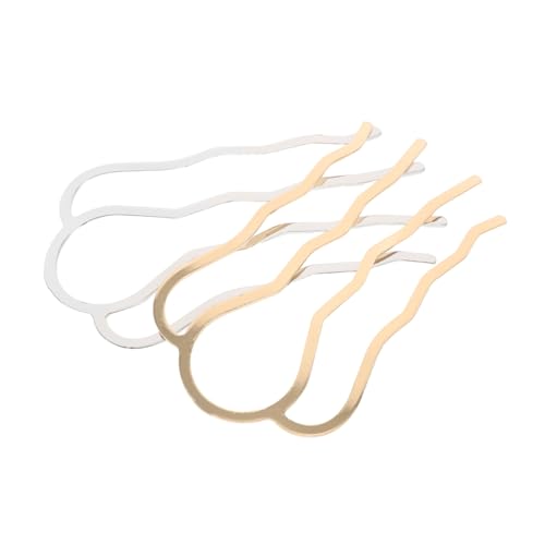 SHERCHPRY 2stücke Vintage U-förmige Haarnadeln Zähnen Für Hochsteckfrisuren Haaraccessoire Für Und Mädchen von SHERCHPRY