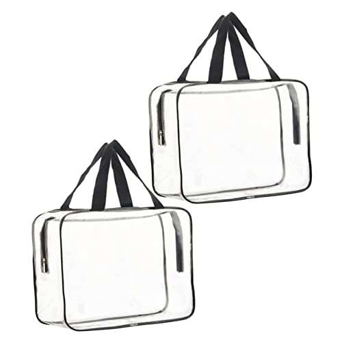 SHERCHPRY 2 Stück wasserdichte Kosmetiktaschen Tragbare Make Up Pouches für Toilettenartikel und Reisebedarf für Damen und Unterwegs von SHERCHPRY