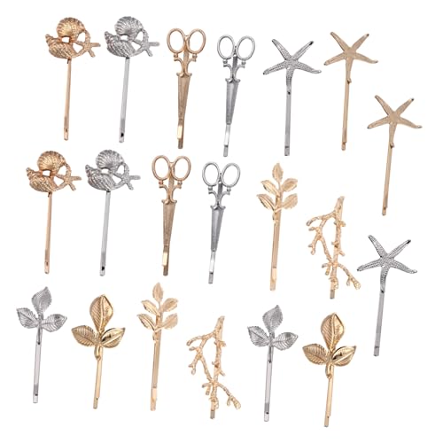 SHERCHPRY 20 Stück Metall Haarspangen Haarklammern für Damen Hochwertige Haarschmuck Accessoires für Partys Hochzeiten und Besondere Anlässe von SHERCHPRY