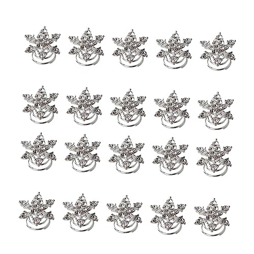 SHERCHPRY 20 Stück Teiliges Schneeflocken Haarschmuck Rhinestone Spiral Haarspangen für Hochzeiten und Partys Damen Accessoire Einzigartiges Design für Verschiedene Anlässe SHERCHPRY 20 Stück Teiliges Schneeflocken Haarschmuck Rhinestone Spiral Haarspangen für Hochzeiten und Partys Damen Accessoire Einzigartiges Design für Verschiedene Anlässe von SHERCHPRY
