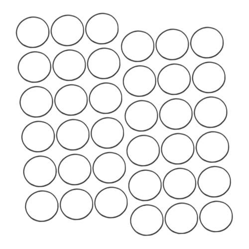 SHERCHPRY 200 Stück Schwarze Elastische Zubehörteile für Verbesserte Stabilität Flexible Gummiringe für Präzises Tätowieren für Studios und DIY Projekte von SHERCHPRY