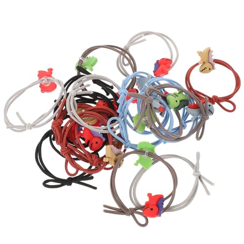 SHERCHPRY 20stücke Elastische Haar Krawatten Dinosaurier Design Haar Seil Für Damen Und Mädchen Cartoon-tiermotiv von SHERCHPRY