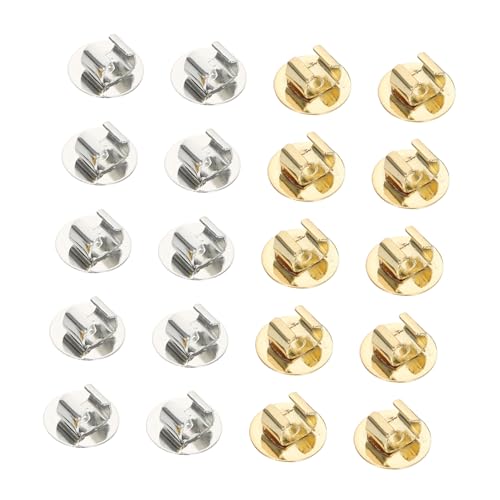 SHERCHPRY 20stücke Haarseilmaterialien Für Diy-kopfschmuckzubehör Bastelbedarf Mit Schnallen Und Charms Für Selbstgemachte Haarschmuck-dekoration von SHERCHPRY