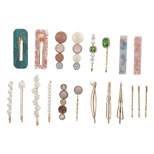 SHERCHPRY 20stücke Perlen Haarnadel Acryl Haar Barrettes Einfache Haar Clips Für Frauen Haarspangen Mit Zartem Design Für Alltag Und Anlässe von SHERCHPRY