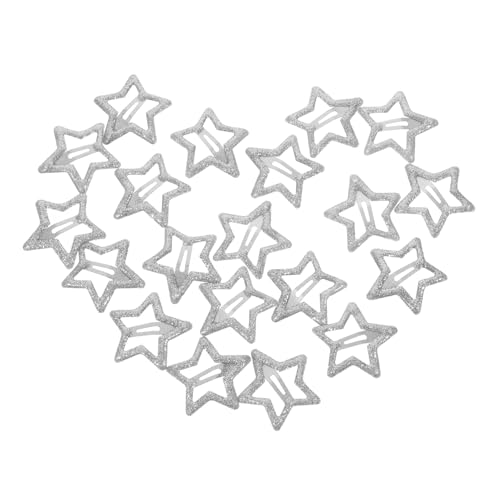 SHERCHPRY 20stücke Snap Haarclips Mit Süßem Stern-design Farbige Haarklammern Für Und Mädchen Für Kurze Modisches Haaraccessoire von SHERCHPRY