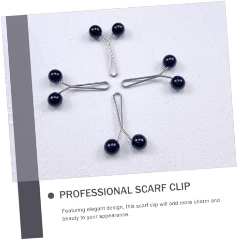 SHERCHPRY 24 Stück Teiliges Perlen Hijab Clips Wiederverwendbar Verschleißfest Kompakt und Tragbar Vielseitige Schalhalter für Damen zum Fixieren von Kopftüchern Halstüchern und Schals von SHERCHPRY