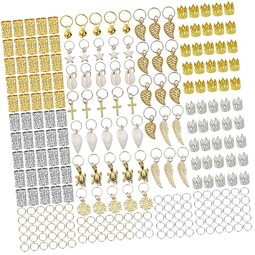 SHERCHPRY 250 Stück Dreadlock Ringe Set Metall Haarröhren Haarschmuck für Zöpfe DIY Haaraccessoires Gold und Silber für Kreative Frisuren und Tägliche Dekoration SHERCHPRY 250 Stück Dreadlock Ringe Set Metall Haarröhren Haarschmuck für Zöpfe DIY Haaraccessoires Gold und Silber für Kreative Frisuren und Tägliche Dekoration von SHERCHPRY
