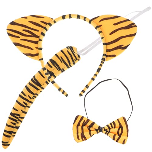 SHERCHPRY 2satz Tierohr-stirnband-set Für Junge Mädchen Tierschwanz-haarband-set Party-requisite Cosplay-accessoire Kostümzubehör Für Mottopartys Maskerade Und Rollenspiele Langlebig von SHERCHPRY