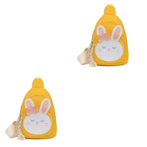 SHERCHPRY 2st Brusttasche Für Kinder Kindertasche Schultertasche Geldbörse Für Kinder Tragetasche Umhängetasche Für Kinder Riementasche Persönlichkeit Mädchen Polyester Handtasche von SHERCHPRY