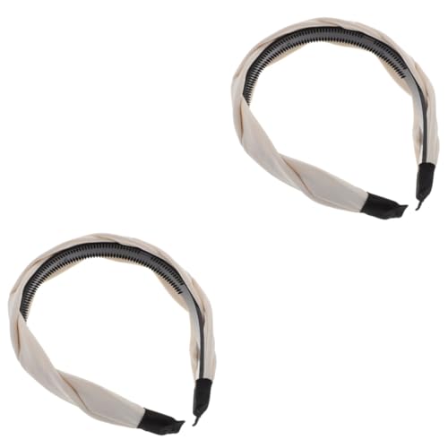 SHERCHPRY 2St Stirnband drehen Haarschmuck breite haarbänder für damen haarband hair-band mädchen stirnbänder Haarstirnbänder für Damen Stirnbänder für Frauen kurze Haare Breitseite Fräulein von SHERCHPRY