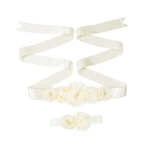 SHERCHPRY 2St wandverkleidung wand polsterung Vorhang Dekoration geschenke für den liebsten Maternity Sash Blumenmädchen Schärpe Hochzeit Schärpe Band die Blumen Gürtel das Foto Braut von SHERCHPRY