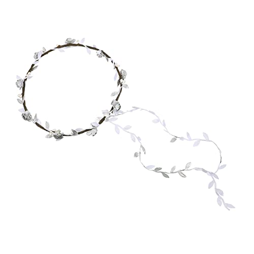 SHERCHPRY 2stücke Blumenkranz Haarschmuck Für Hochzeiten Handgefertigtes Blumenhaarband Mit Zarten Blüten Und Blättern Für Braut Und Gäste Für Feierlichkeiten Und Festivals von SHERCHPRY