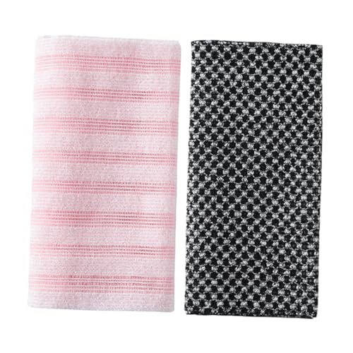 SHERCHPRY 2stücke Körper Haut Peeling Tücher Für Heimgebrauch Bad Duschpeeling Handtücher Mit Doppelseitigem Design Für Gründliche Und Hautpflege von SHERCHPRY