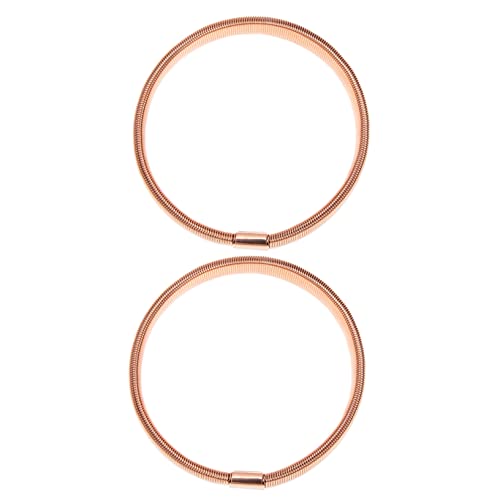 SHERCHPRY 2stücke Elastisches Metallarmband Für Herren Als Armmanschette Und Hemdärmelhalterring Geeignet Verstellbar Und Langlebig Für Modebewusste Und Täglichen Gebrauch von SHERCHPRY