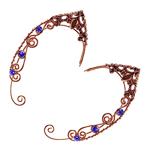 SHERCHPRY 2stücke Ohrclips Mit Strass Luxuriöse Ohrschmuck Für Damen Nicht Durchstechend Bequemes Design Für Jeden Anlass von SHERCHPRY