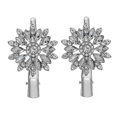 SHERCHPRY 2stücke Rhinestone Haarspangen Blüten Design Elegante Haarklammern Für Frauen Alltag Besondere Anlässe Vielseitig Einsetzbar Modisches Haarschmuck Accessoire von SHERCHPRY