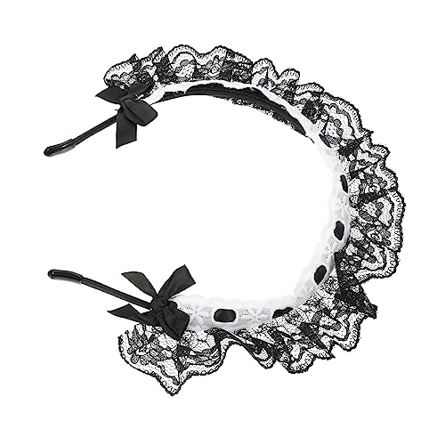 SHERCHPRY 2stücke Spitze Bogen-knoten Stirnbänder Kopfschmuck Mit Schleife Für Party Festival Hochzeit Cosplay Aus Hochwertigem Material Für Langzeitgebrauch von SHERCHPRY