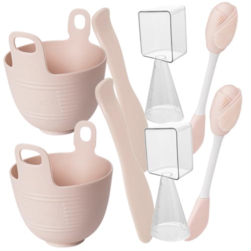 SHERCHPRY 2sätze -mischset Mit -schale Und Pinsel Teiliges Set Für Mädchen Für Entspannende Hautpflege Und Kreative Beauty-rituale von SHERCHPRY