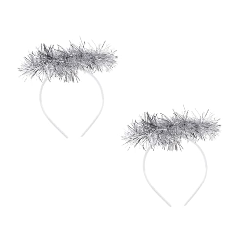 SHERCHPRY 2St Babybänder Haarschmuck für Damen Haarband Engel Weihnachtsstirnband Kleider Mädchen-Outfits Cosplay-Stirnband Partykostüm Abschlussball Kleidung Kranz Fräulein von SHERCHPRY