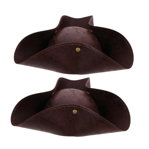 SHERCHPRY 2stücke Piratenhut Mit Auffälligem Design Bequeme Cosplay Hüte Für Halloween Und Mottopartys Für Und von SHERCHPRY