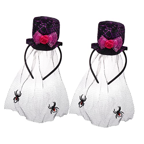 SHERCHPRY 2stücke Halloween Gauze Haarband Mit Für Kostümparty Kreative Accessoires Für Frauen Lebhaftes Fest Zu Gestalten Und Spaß Zu Bringen von SHERCHPRY
