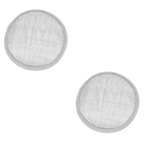 SHERCHPRY 2stücke Diy Rundbasis Für Hüte Praktische Basis Aus Grauem Leinenmaterial Für Kreative Hutgestaltung Für Fasching Hochzeiten Und Teepartys von SHERCHPRY