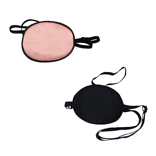 SHERCHPRY 2stücke Amblyopia-augenklappe Für Junge Mädchen Aus Seide Verstellbare Schnalle Bequeme Augenmaske Dehnbar Hautreizungen Geeignet Für Amblyopie Und Strabismus von SHERCHPRY