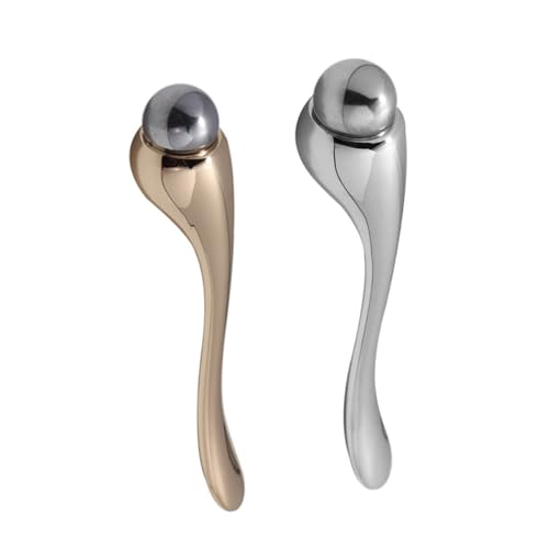 SHERCHPRY 2stücke Augencreme-applikator Für Frauen Hautpflege-tool Einfacher Augenmassager Gesichtscreme-applikator Tragbar Und Leicht Zu Reinigen von SHERCHPRY