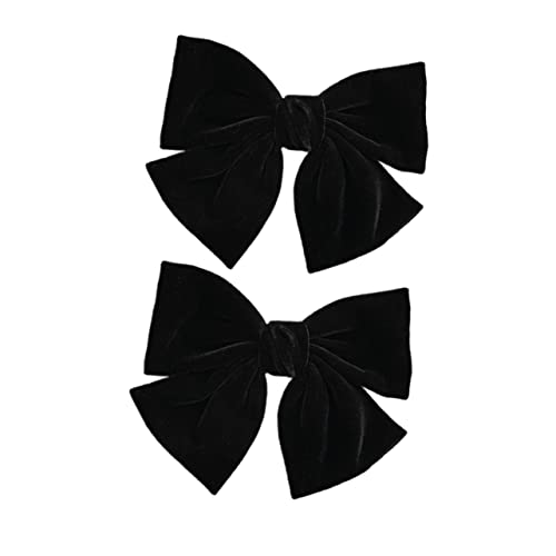 SHERCHPRY 2stücke Bowknot Haarnadeln Haar-schmuck Zarte Kopfschmuck Flanell Bogen Zubehör Für Frauen Mädchen Party Hochzeit Alltag Gebrauch von SHERCHPRY