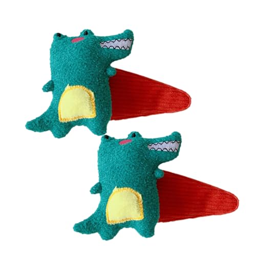 SHERCHPRY 2stücke Dinosaurier Form Haarspangen Cartoon Kopfbedeckungen Haaraccessoires Grün Für Mädchen Und Frauen von SHERCHPRY
