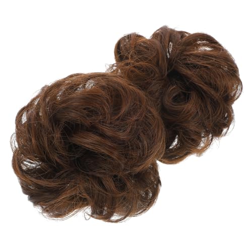 SHERCHPRY 2stücke Haarknoten Haarteil Gefälschter Dutt Haarknoten-extensions Simplicity Bun Extensions Für Frauen Natürlich Flauschig Wiederverwendbar Aus Hochtemperaturseide Für Partys von SHERCHPRY