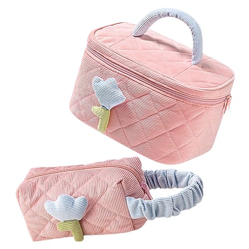 SHERCHPRY 2stücke Kosmetiktäschchen Reise Make-up Tasche Groß Mit Reißverschluss Für Kulturtasche Und Schminktasche Leicht Und Vielseitig Einsetzbar Für Damen von SHERCHPRY