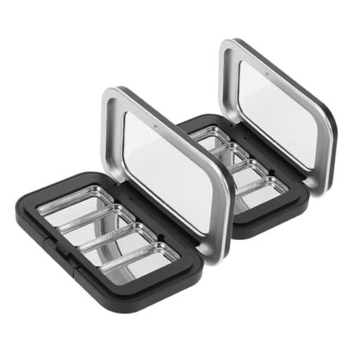 SHERCHPRY 2stücke Magnetisches Make-up-tablett Leere Lidschatten-palette Leeres Lippenstift-tablett Magnetische Make-up-paletten Für Lidschatten Pfännchen Für von SHERCHPRY