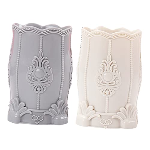 SHERCHPRY 2stücke Make-up-pinselhalter Für Schminktisch Make-up-pinsel-organizer Stifthalter Für Schreibtisch Make-up-pinselbehälter Make-up-schminktisch-organizer Tabletop Organisation von SHERCHPRY