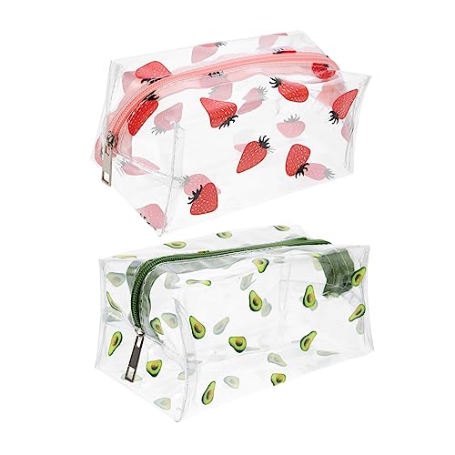SHERCHPRY 2stücke Reise Kosmetiktasche Transparente Tragbare Make-up Organizer Mit Großem Fassungsvermögen Multifunktional Für Damen Und Mädchen SHERCHPRY 2stücke Reise Kosmetiktasche Transparente Tragbare Make-up Organizer Mit Großem Fassungsvermögen Multifunktional Für Damen Und Mädchen von SHERCHPRY