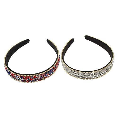 SHERCHPRY 2stücke Stirnband Für Damen Mit Juwelenbesatz Gepolstertes Stirnband Aus Modischer Kopfschmuck Mit Strasssteinen Bequemes Für Frauen Und Mädchen SHERCHPRY 2stücke Stirnband Für Damen Mit Juwelenbesatz Gepolstertes Stirnband Aus Modischer Kopfschmuck Mit Strasssteinen Bequemes Für Frauen Und Mädchen von SHERCHPRY