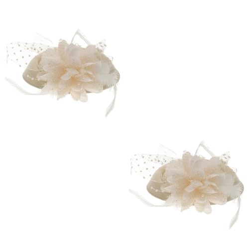 SHERCHPRY 2stücke Vintage Fascinator Haarclip Mit Perlen Und Federn Für Cocktailpartys Teepartys Und Besondere Anlässe Eleganter Kopfschmuck Mit Netzdesign SHERCHPRY 2stücke Vintage Fascinator Haarclip Mit Perlen Und Federn Für Cocktailpartys Teepartys Und Besondere Anlässe Eleganter Kopfschmuck Mit Netzdesign von SHERCHPRY