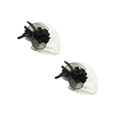 SHERCHPRY 2stücke Vintage Style Fascinator Hut Haar Ornament Für Partys Hochzeiten Und Besondere Anlässe Handgemacht Vielseitig Einsetzbar Design von SHERCHPRY