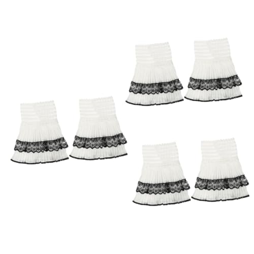 SHERCHPRY 3paare Abnehmbare Spitzenaufsätze Für Hochzeitskleider Modische Fake Ärmelsäume Für Blusen Pullover Und Kostüme Ergänzung Für Partys Und Besondere Anlässe von SHERCHPRY