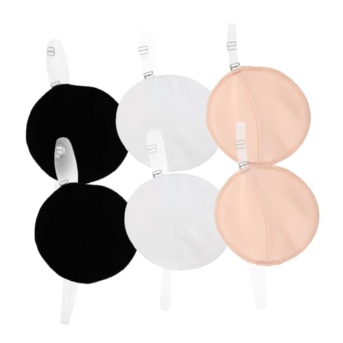 SHERCHPRY 3paare Schweißpads Für Achseln Waschbar Für Frauen Mädchen Pads Gegen Schweiß Achselschweißpads Schweißpolster Armpads Für Frauen Achselschweißpad Fußschweißpads von SHERCHPRY