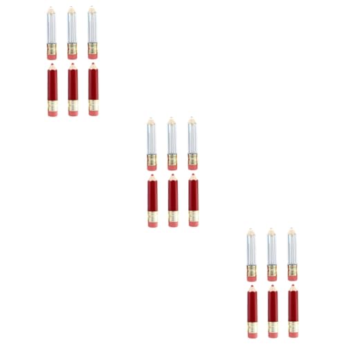 SHERCHPRY 3 Sätze Diy Lip Gloss Hohlrohr Leer Getönt Füllung Leckerer Lipgloss Schönheit Probenbehälter Behälter Für Lipgloss Nachfüllbare -flasche rohre Plastik 6 Stück * 3 von SHERCHPRY