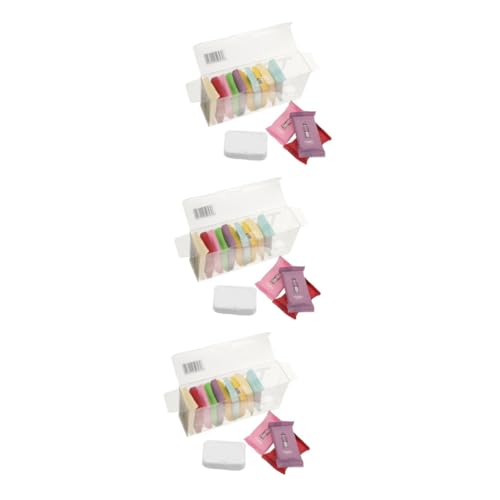 SHERCHPRY 3 Sätze Unabhängige Verpackung Gesichtshandtuch Waschlappen Komprimierte Handtücher Tabletten Leichte Komprimierte Tücher Mikrofaserhandtuch Reise Erweiterbare 14 Stücke * 3 von SHERCHPRY