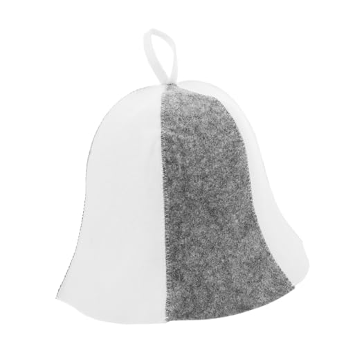 SHERCHPRY 3 Stck. Teiliges Saunahut aus Dickem Filz Schützende Sauna Mütze für Damen und Herren Bequemes Saunazubehör für Zuhause Hitzebeständig und Atmungsaktiv mit Praktischem Aufhänge von SHERCHPRY