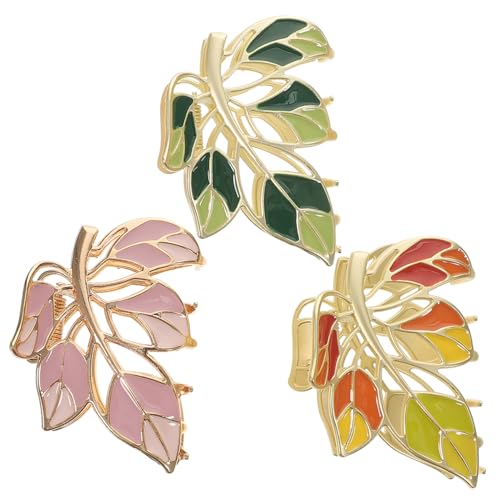 SHERCHPRY 3stücke Große Haarklammern Look Haar-accessoires Für Damen Und Mädchen Metallmaterial Haarspangen Für Styling Und Feste von SHERCHPRY